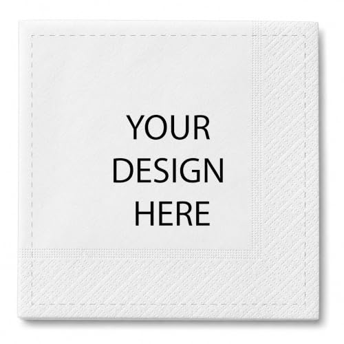 Custom Printed 2-Ply Tissue Napkins 9×9", view 2