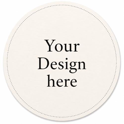 Custom Printed Handmade Paper Coasters 3.5", view 2