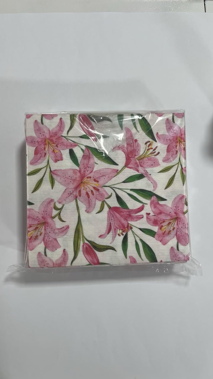 Airlaid 12×12" Pink Lily