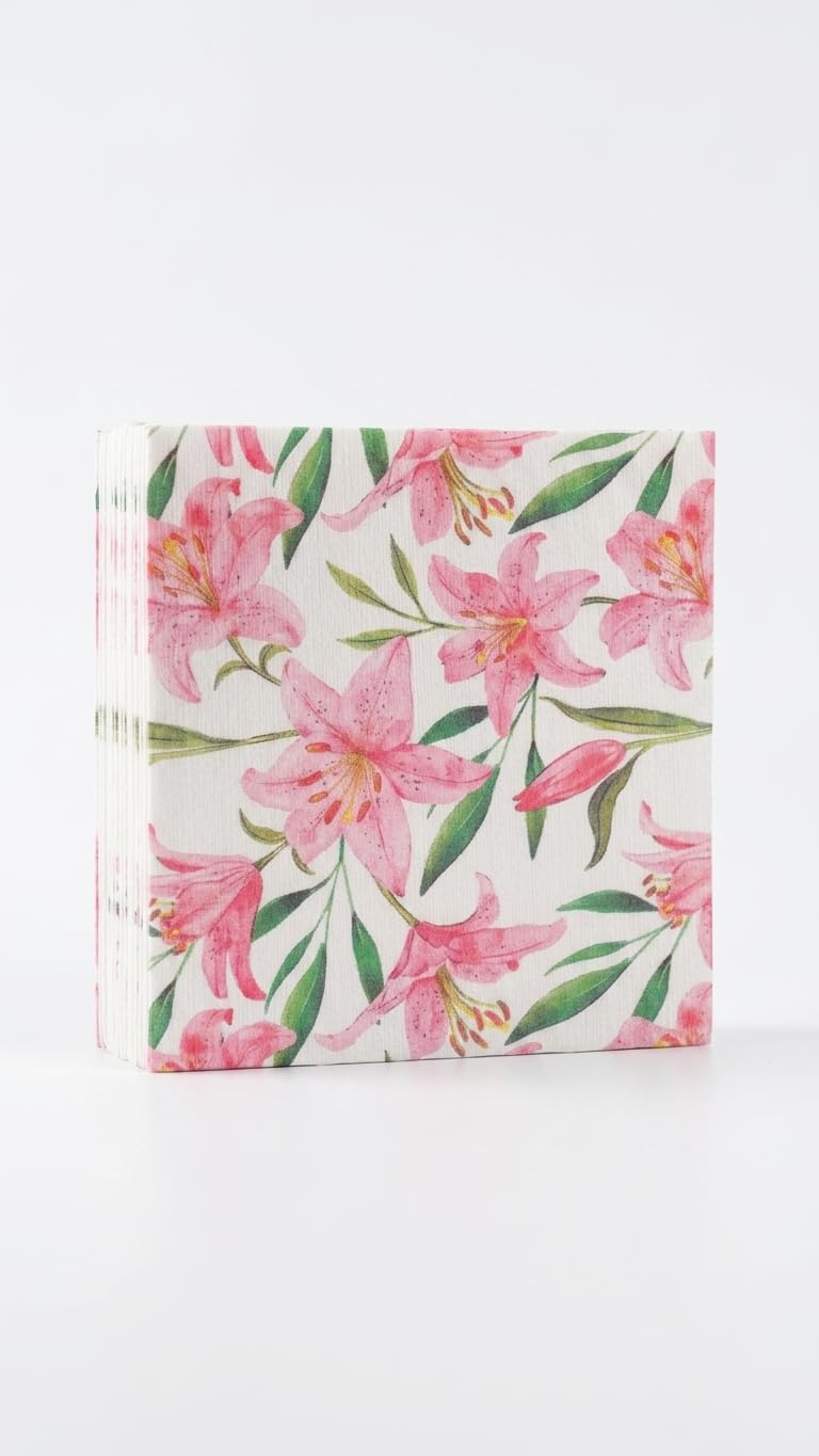Airlaid 12×12" Pink Lily, view 2