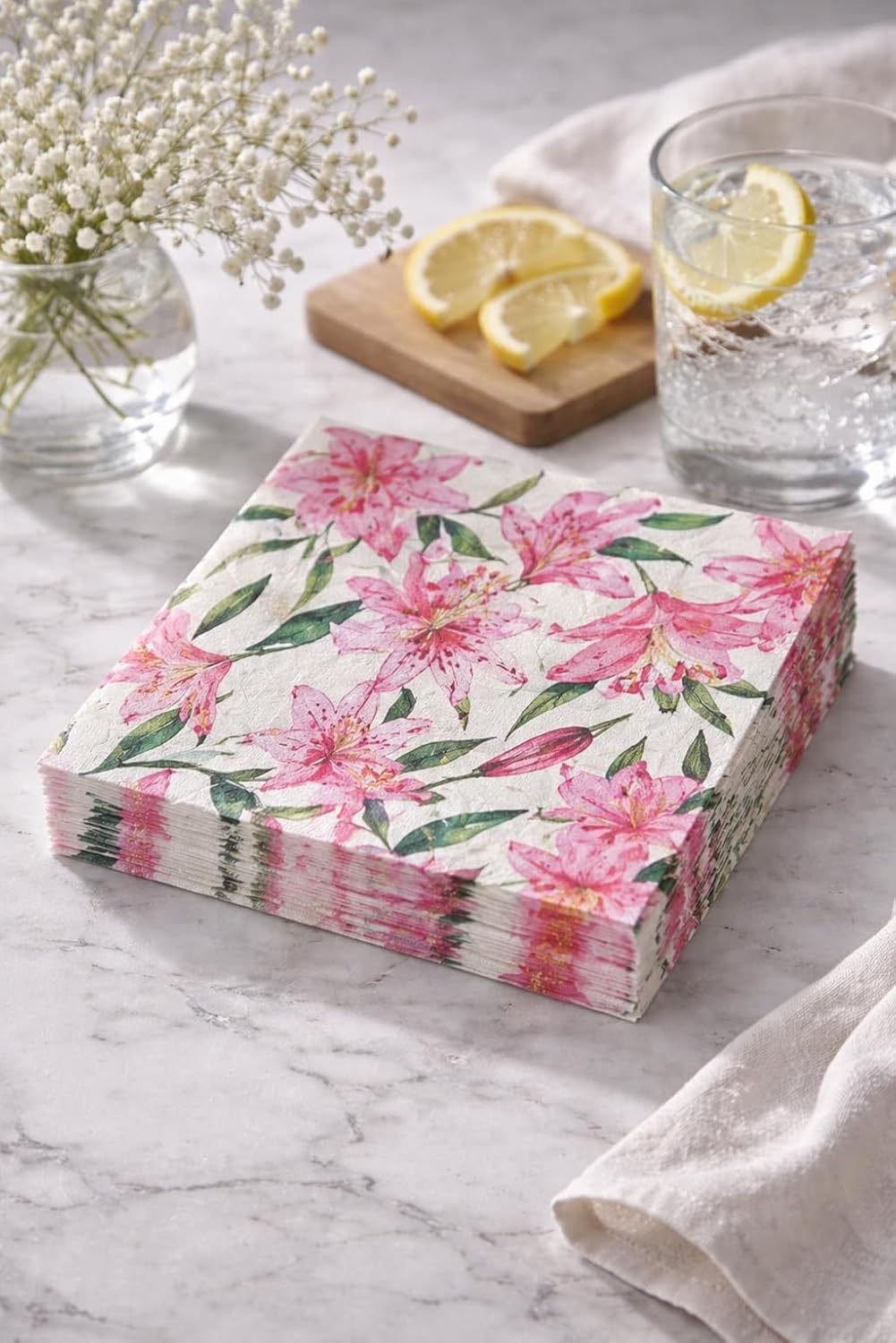 Airlaid 12×12" Pink Lily, view 7
