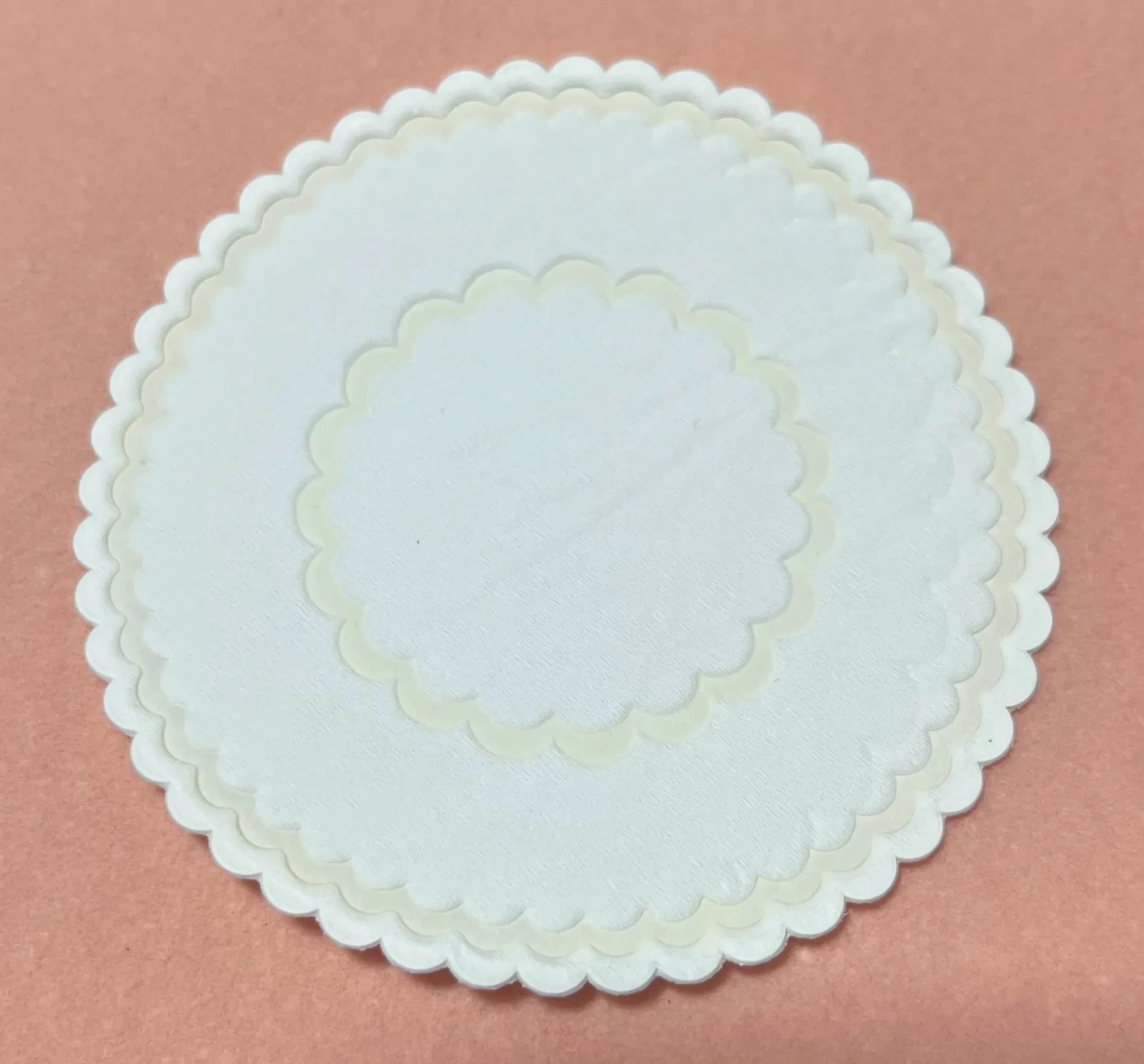 7-Ply Tissue Coaster (Waxed Backing), view 2