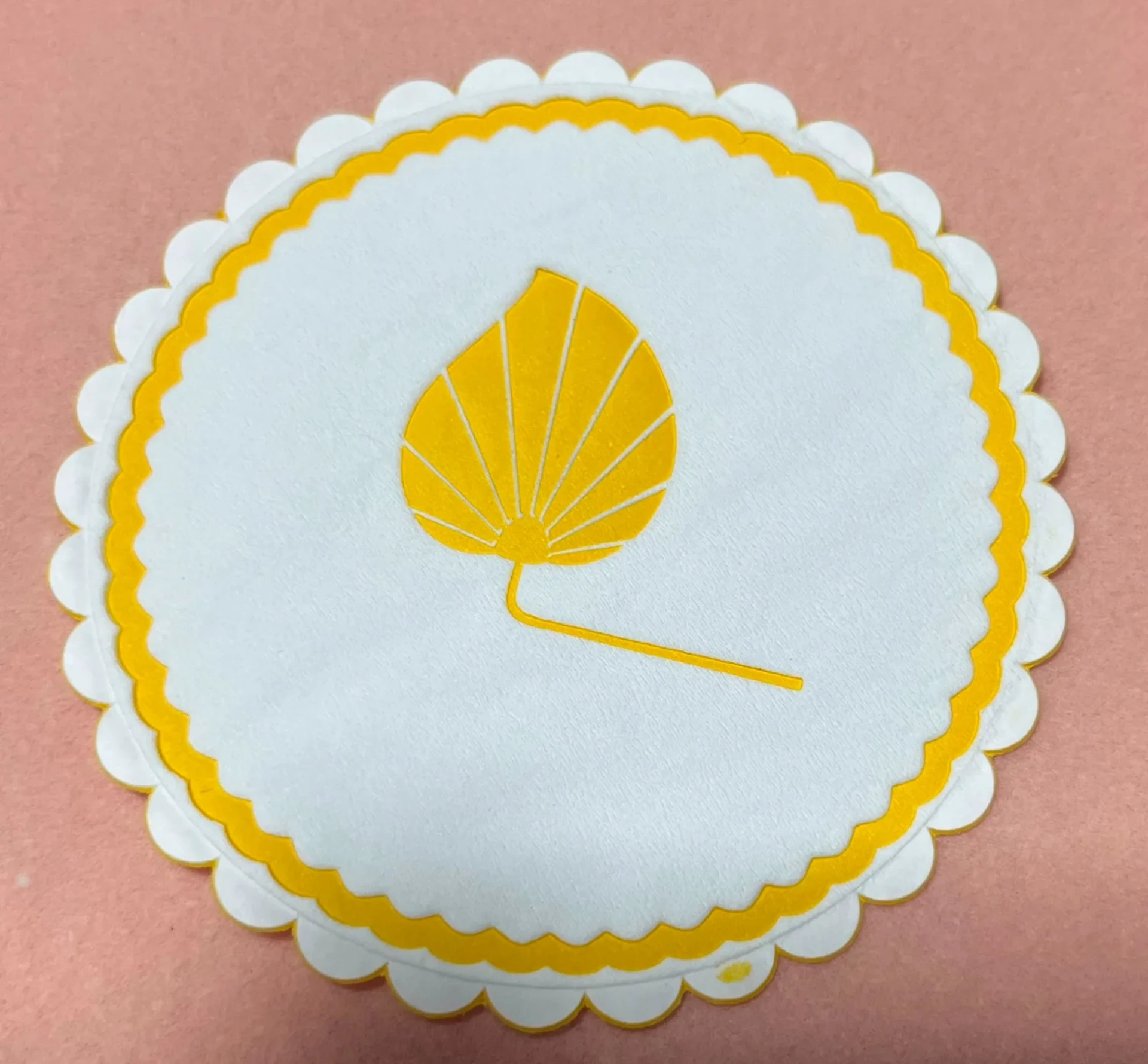 7-Ply Tissue Coaster (Waxed Backing), view 6