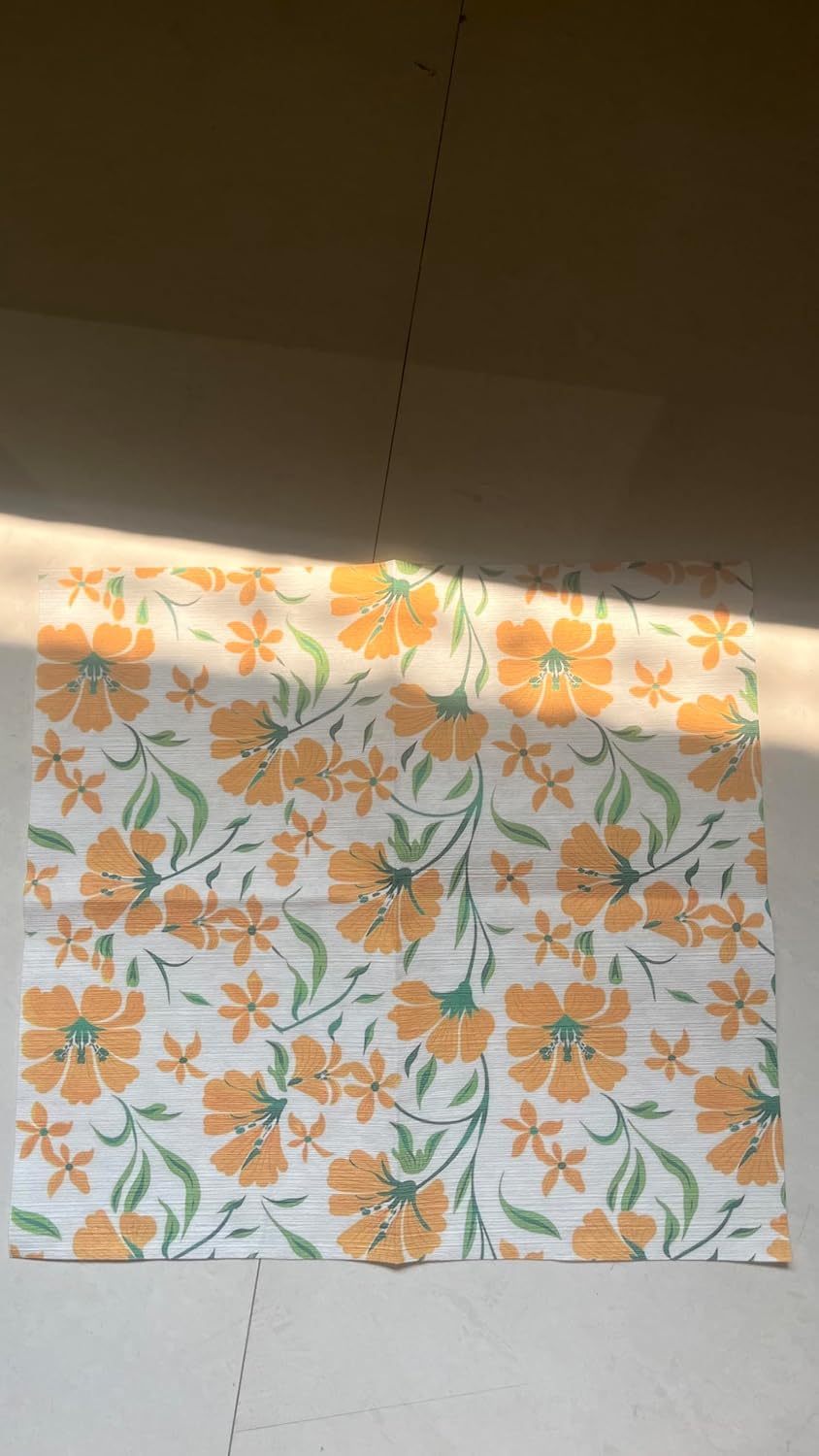 Airlaid 12×12" Yellow Mustard Floral, view 8