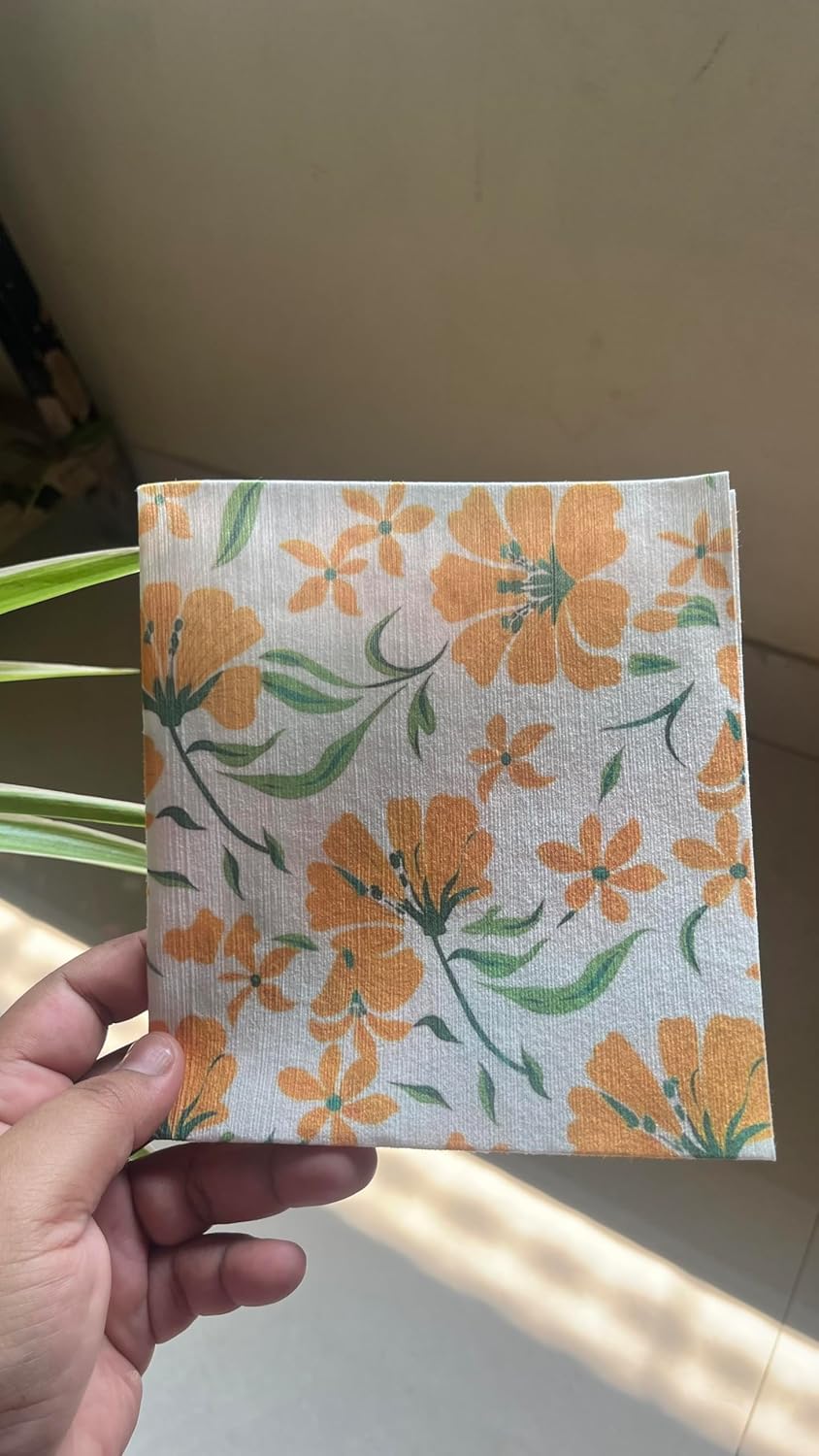 Airlaid 12×12" Yellow Mustard Floral, view 9